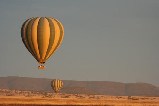 hot air balloon safari